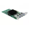 DeLOCK PCI Express x4 Karte auf 4 x extern USB 3.0 Quad Channel - Low Profile Formfaktor