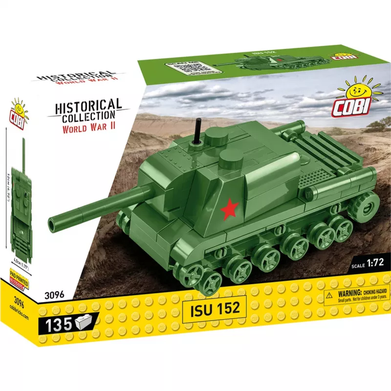 Bausatz Cobi ISU 152 – Thema Zweiter Weltkrieg, 135 Teile, grün