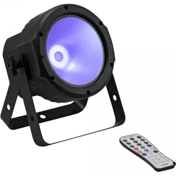 Boden-LED-Scheinwerfer EUROLITE SLS-30 COB UV 30W – UV COB 30 W für Bühnen- und Effektbeleuchtung
