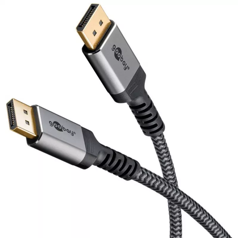 Goobay DisplayPort-Kabel 2.0/2.1, 54 Gbit/s | 75680 | DisplayPort auf DisplayPort