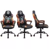 PC-Gaming-Stuhl Subsonic SA5573-D4 gepolsterte Sitzfläche Schwarz Orange