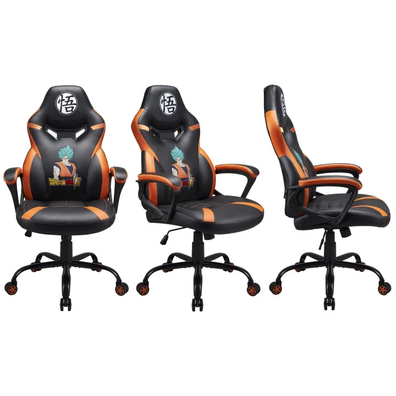 PC-Gaming-Stuhl Subsonic SA5573-D4 gepolsterte Sitzfläche Schwarz Orange
