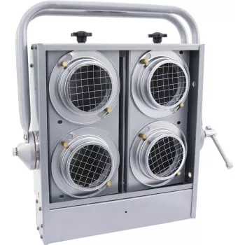 Stage PAR-36 Can Light EUROLITE Audience Blinder 4xPAR-36 silber (Modell 42103420)
