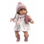 Puppe Llorens Lola, 38 cm, weinend, realistische Merkmale, weicher Körper
