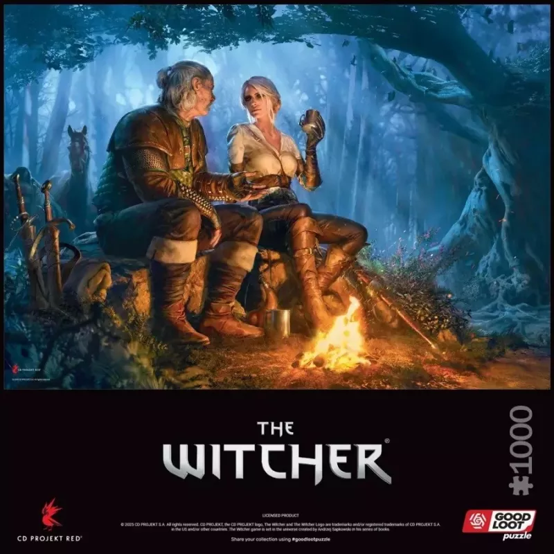 Good Loot Gaming Puzzle: The Witcher Reise von Ciri, 1000 Teile