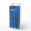 USB-Hub SAVIO AK-54 — 4 x USB-A (USB 3.2 Gen 1), USB-C-Host, schwarz