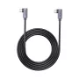 USB-C Kabel Unitek C14147ABK01-1M, 1 m, 90° abgewinkelte Stecker, USB PD 3.0 100W, Daten 480 Mbit/s, schwarz