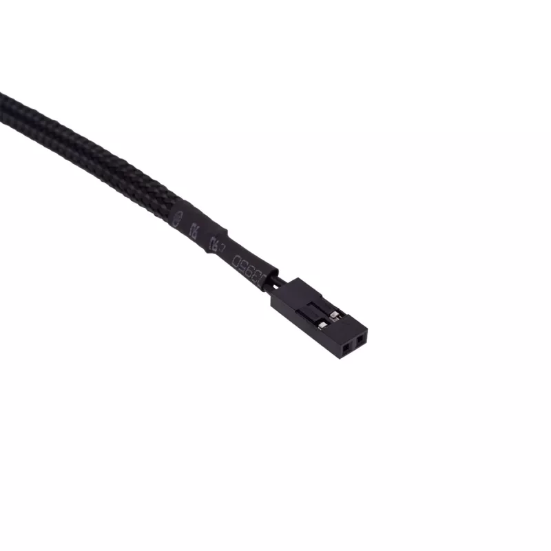 Alphacool Eiszapfen Temperatursensor Plug G1/4 - Temperatursensor für Flüssigkeitskühlsystem - Tiefschwarz - 50 cm