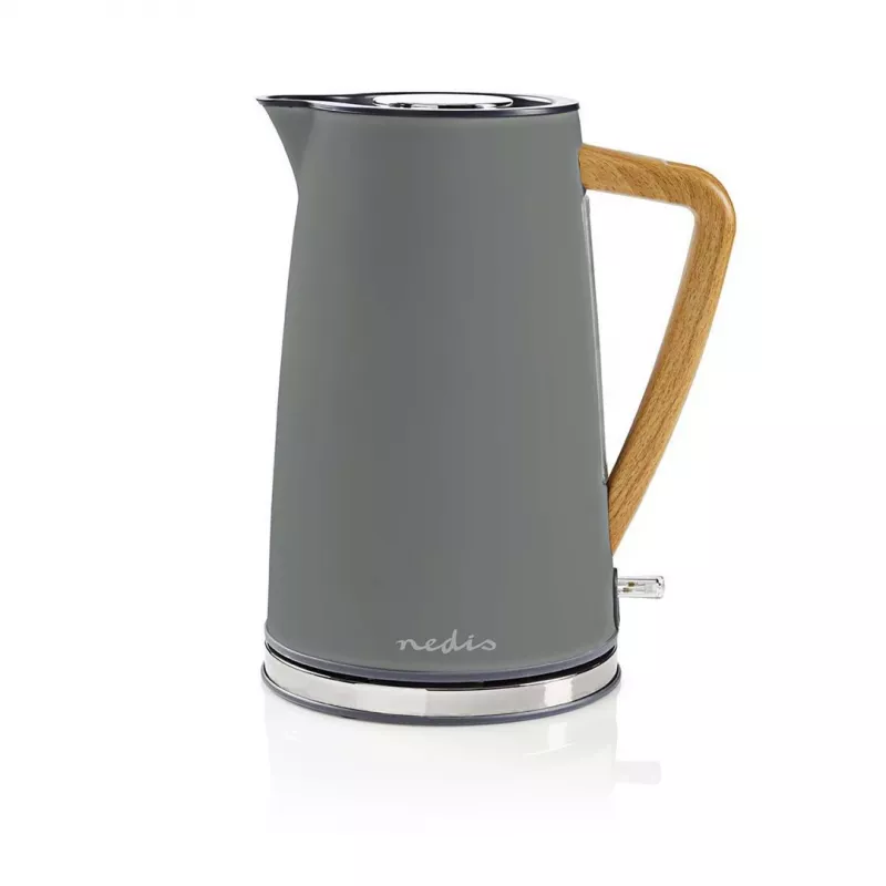 Elektrischer Wasserkocher Nedis KAWK510EGY 1,7 l 2200 W Grau