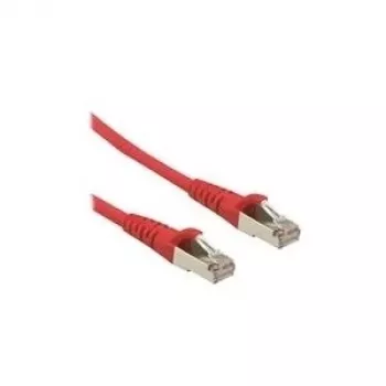 ROLINE - Patchkabel - RJ-45 (M) zu RJ-45 (M) - 50 cm - SFTP, PiMF - CAT 6a - Rot (21.15.2810)