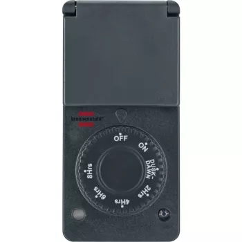 Zeitschaltuhr mit Dämmerungssensor DDT IP 44 anthrazit