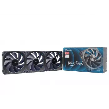 Seasonic MagFlow 1-Fan Kit Computergehäuse 12 cm Schwarz 1 Stück