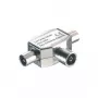 Adapter Vivanco 7/38-N 2 x BNC BNC Silber
