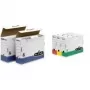 Fellowes Archivbox R-Kive PRIMA, Weiß-Blau (B)80 mm aus 100% recyceltem Karton, 100% recycelbar (0026401)