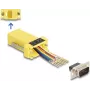 DeLOCK D-Sub 9-Pin Stecker auf RJ45 Buchse Montagesatz weiß VGA RJ-45