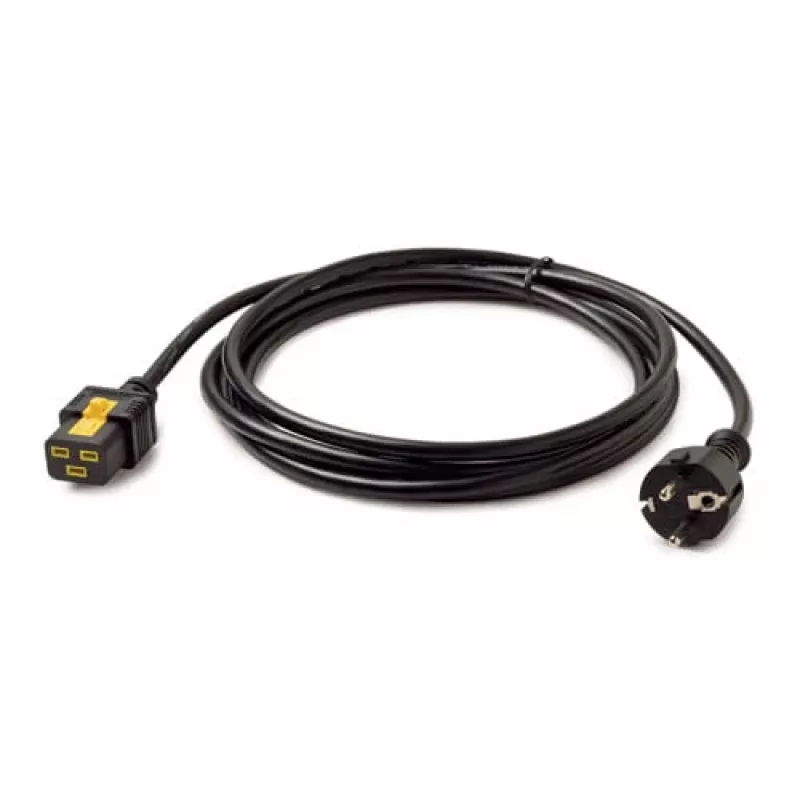 APC Netzkabel, verriegelbare C19 auf CEE/7 Schuko, 3,0 m