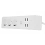 Tellur WiFi Smart-Steckdosenleiste mit 3 AC-Steckdosen und 4 USB-Ports (4A)