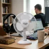 Adler | AD 7302 | Tischventilator | Weiß | Durchmesser 23 cm | Anzahl Geschwindigkeiten 2 | Oszillation | 60 W | Nein