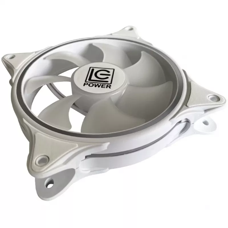 LC-Power LC-CF-120-ARGB-W 120mm ARGB Gehäuselüfter – Weiß