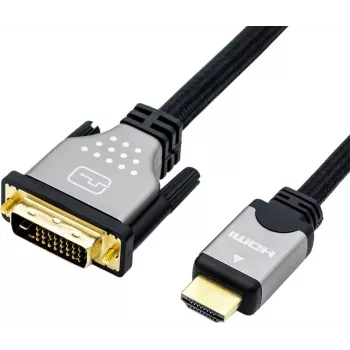 ROLINE 11.04.5876 Videokabel-Adapter 1,5 m HDMI Typ A (Standard) DVI-D Schwarz - Silber (11.04.5876)