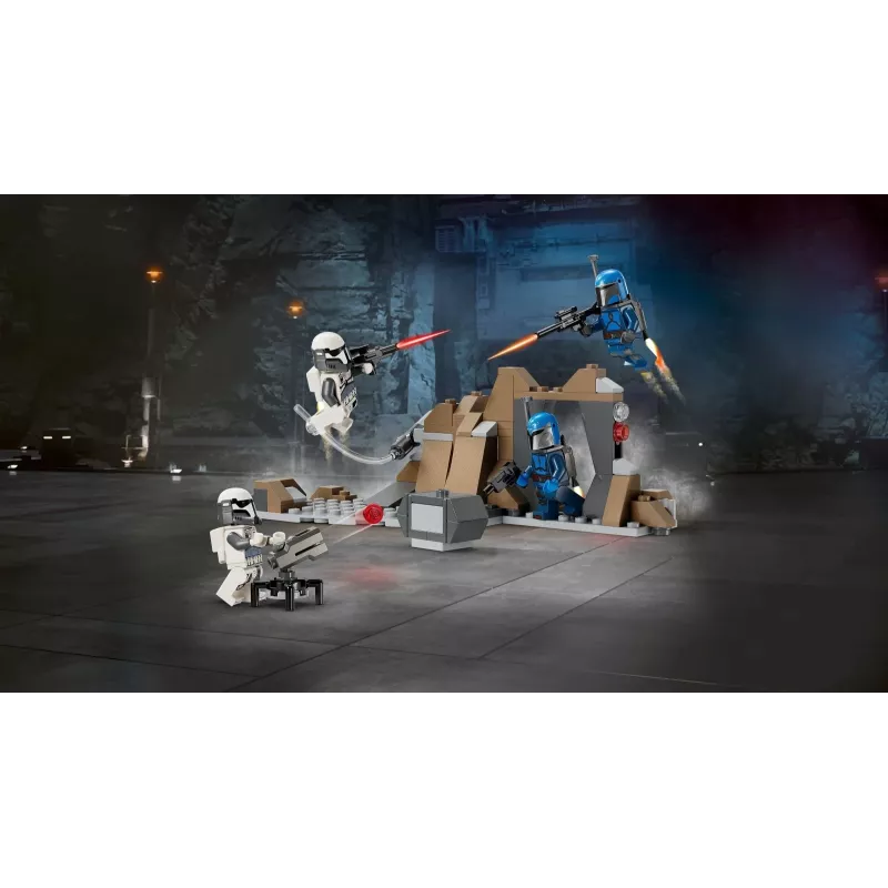 Konstruktionsspielzeug LEGO Star Wars Ambush on Mandalore Battle Pack 75373 — 4 Minifiguren, 109 Teile, Alter 6+