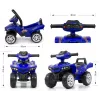 Rutschfahrzeug Milly Mally Ride-on Monster Navy — Kinder-Sitz-Rutschfahrzeug, niedrige Sitzhöhe