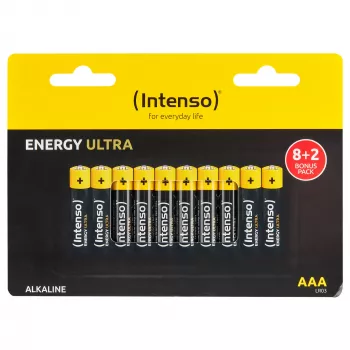 Intenso Batteries Energy Ultra AAA LR03 10er-Packung Schrumpffolie