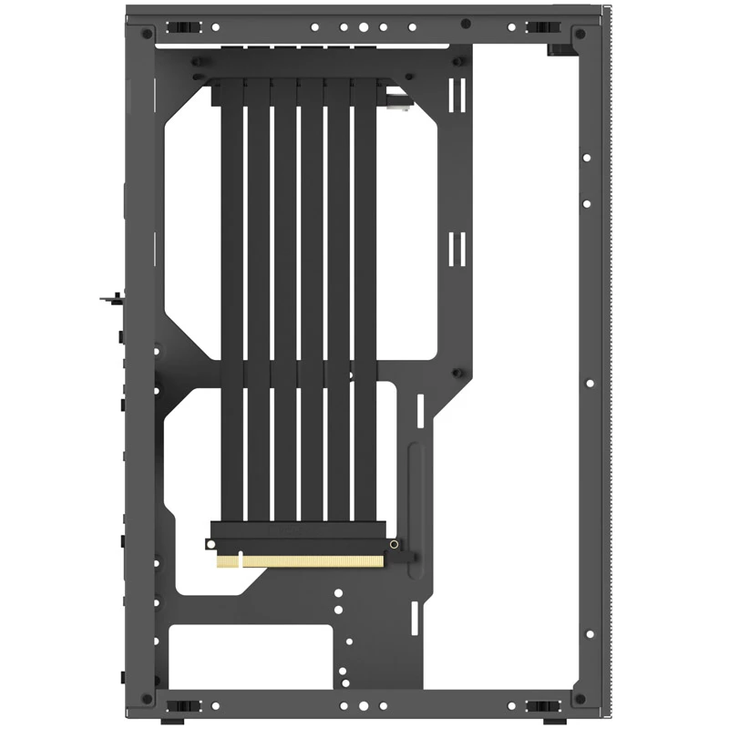 Supd Riser Ribbon Kabel – PCIe 4.0, 270 mm, schwarz