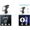 Fahrradscheinwerfer FISCHER 007790 100 Lux LED, batteriebetrieben, schwarz