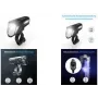 Fahrradscheinwerfer FISCHER 007790 100 Lux LED, batteriebetrieben, schwarz