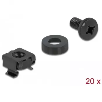 Bolzen und Muttern DeLOCK Montageset für Netzwerkschrank 66548