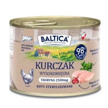 BALTICA regionale Geschmacksrichtungen Huhn - Nassfutter für Katzen - 185g