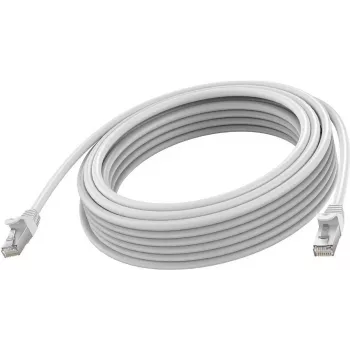 Vision - Netzwerkkabel - RJ-45 (M) auf RJ-45 (M) - 5,0m - 6,2 mm - STP - CAT 6a - Vergossen, Snagless - Weiß (TC 5MCAT6A)