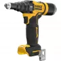 DeWALT DCF403NT-XJ Power-Nietzange Schwarz, Gelb 2,4, 3,2, 4, 4,8 mm 10000 kN