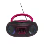Denver TCL-212BT PINK CD-Player Tragbarer CD-Player Schwarz, Pink