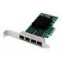 DIGITUS 4 Port Gigabit Ethernet Netzwerkkarte, RJ45, PCI Express, Intel I350
