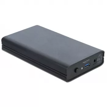 HDD-Gehäuse DeLOCK 42612 Schwarz 3,5 Zoll