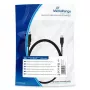 Lade- und Synchronisationskabel MediaRange MRCS184 USB 2.0 auf Micro-USB 2.0 B-Stecker 1,8 m Schwarz