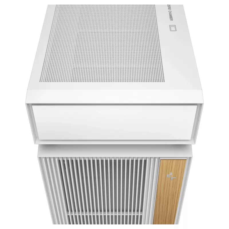 Desktop-PC-Gehäuse DeepCool CL6600 WH — weiß, unterstützt ATX/PS2/SFX/SFX-L-Netzteile, 140 mm vorne, 120/140 mm oben/hinten, 2,5-Zoll- und 3,5-Zoll-Laufwerke