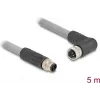 DeLOCK Sensor-/Aktorkabel 80545 5 m RST M12 Grau