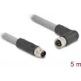 DeLOCK Sensor-/Aktorkabel 80545 5 m RST M12 Grau