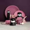 Tisch-Knoblauchpresse Ototo Design Rockula Kunststoff Edelstahl Schwarz Weiß