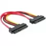 SATA-Kabel DeLOCK 84406 22pin / 22pin FM 0,2 m Rot