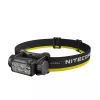 Stirnlampe Nitecore HC70 UHE — Stirnband-Taschenlampe, 1600 Lumen, stoßfest, wasserdicht, 0,172 kg, schwarz