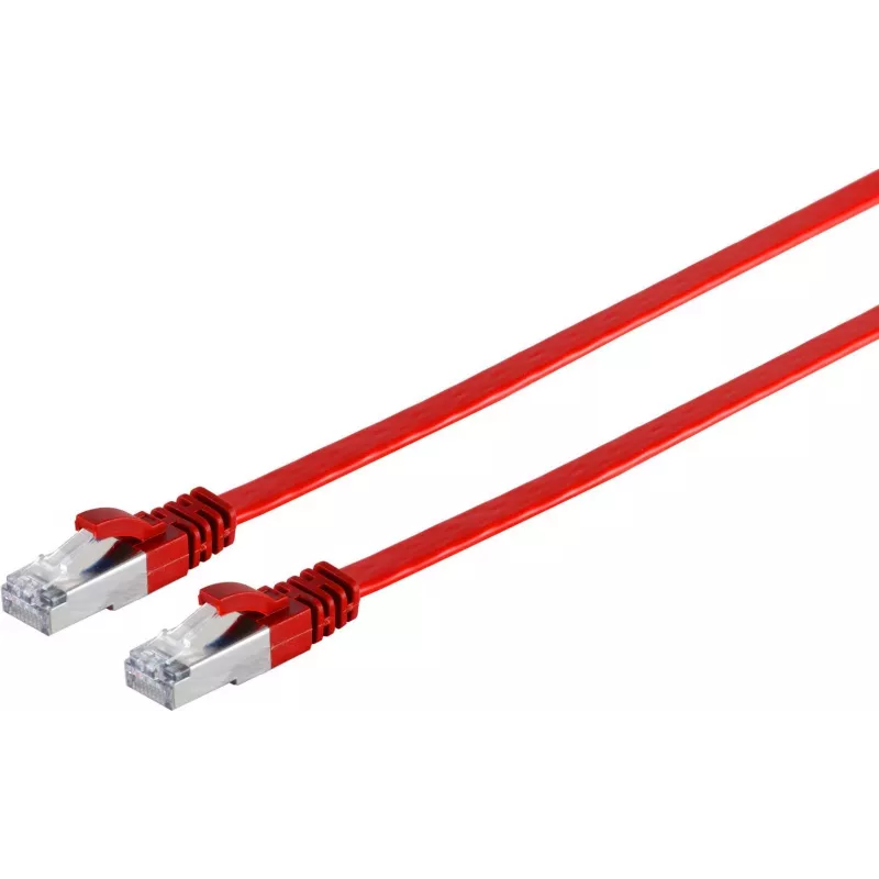 Netzwerkkabel ShiverPeaks 75515-SLR CAT 7 U/FTP flach RJ45 — geschirmt, RJ45 konfektioniert