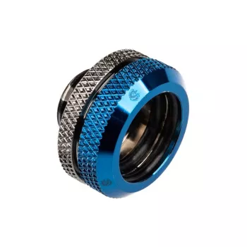 Bitspower Multi-Link Adapter G1/4 Zoll Außengewinde auf 16 mm AD Hardtube-Geradfitting, glänzend schwarz