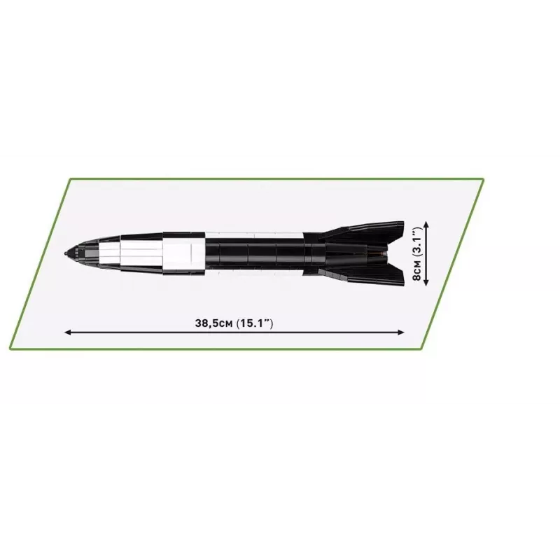 Bauset COBI V2 Rakete 560 Teile Zweiter Weltkrieg