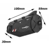 Headset FreedConn R1 PLUS E Motorrad-Bluetooth-Gegensprechanlage, Bluetooth 5.0+EDR, Reichweite 1000 m, IP65, UKW, 1080p-Video, 30 h Sprechzeit