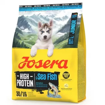 Trockenfutter für Welpen JOSERA High Protein Junior Sea Fish 3 kg – proteinreiche Fischrezeptur für heranwachsende Hunde