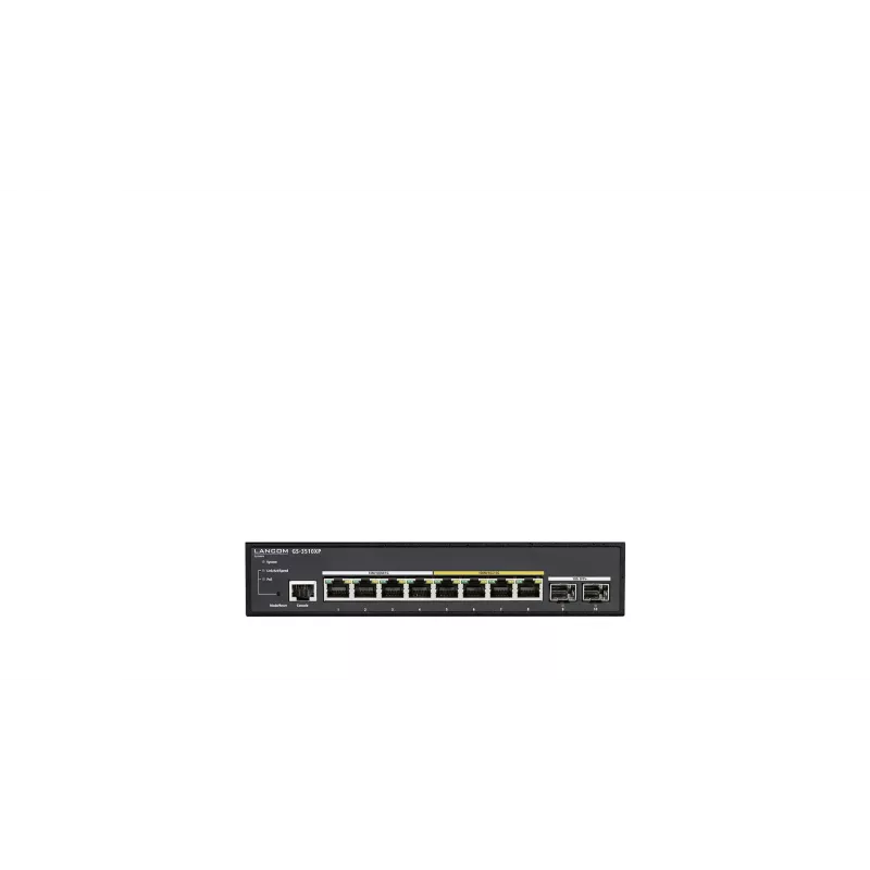 LANCOM GS-3510XP Managed L2 2.5G Ethernet (100/1000/2500) Power over Ethernet (PoE) 1U Schwarz